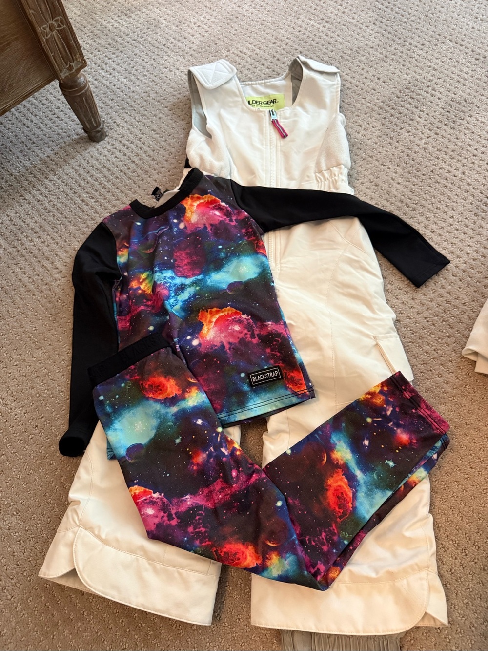 Blackstrap Kids Galaxy Print Set with White Bib Snow Pants